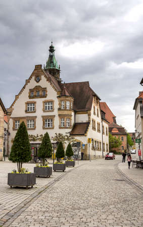 Roth, Germany - APR  2019 : view of Roth, an old medieval town in Bavaria, Germanyのeditorial素材