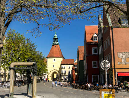 Weiden, GERMANY : Old town of Weiden in der Oberpfalzのeditorial素材