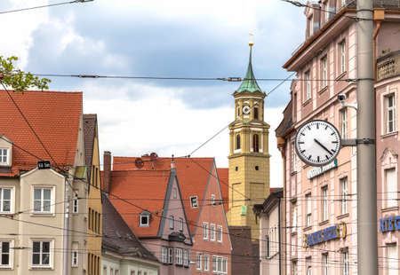 Augsburg, Germany : Marketplace of Augsburg. Augsburg is the third-largest city in Bavariaのeditorial素材