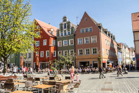 Weiden, GERMANY: Old town of Weiden in der Oberpfalzのeditorial素材