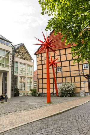 Celle, Germany: Historic half timbered houses in Celle, Germanyのeditorial素材