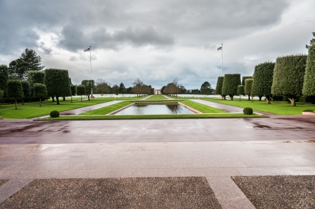 Memorial to the fallen Americans in Normandy in World War IIのeditorial素材