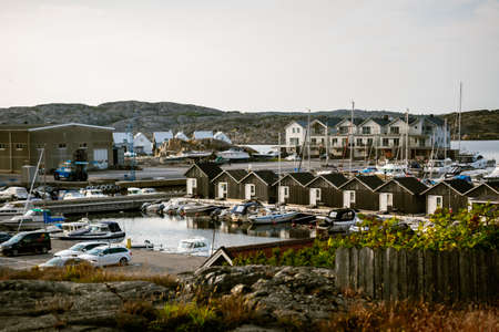 A shot at the seafront of Bleket, Tjorn, Sweden. High quality photoの写真素材