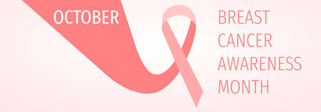 Social media banner for october breast cancer awareness monthの写真素材
