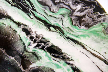 Beautiful gothic abstract epoxy resin paintingの写真素材