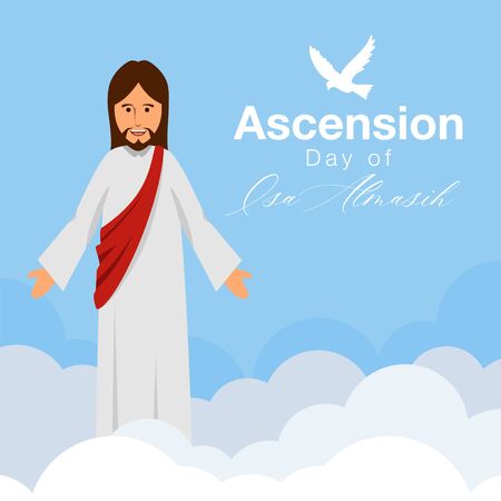 Poster of Ascension Dayのイラスト素材