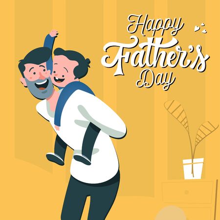 Happy Father's Dayのイラスト素材