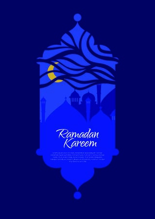 Ramadan Kareem Greeting Cardのイラスト素材