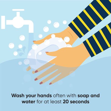 Wash Your Handsのイラスト素材