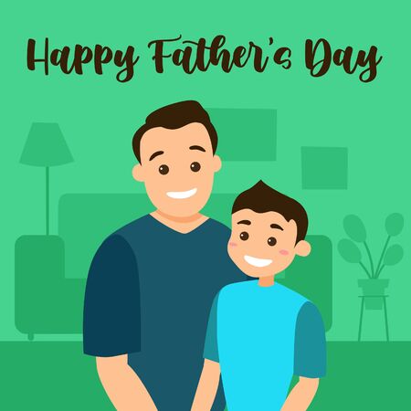 Happy Father's Dayのイラスト素材