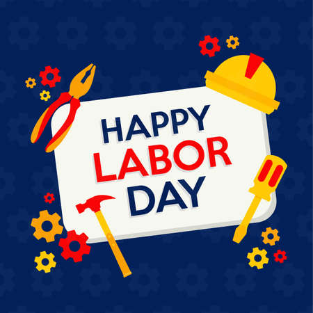 Happy Labor Day Celebration - May 1のイラスト素材