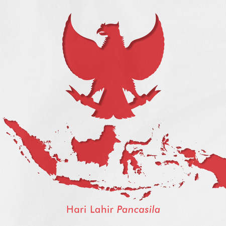 Hari Lahir Pancasilaのイラスト素材