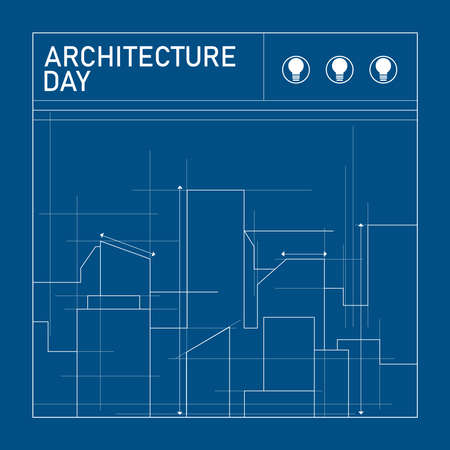 Happy Architecture Day September Eventのイラスト素材