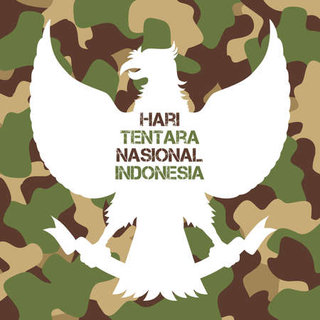 Vector Illustration for Hari Tentara National Indonesiaのイラスト素材