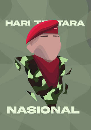 Hari Tentara Nasional Vectorのイラスト素材