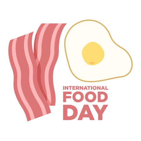 Vector Illustration for International Food Dayのイラスト素材