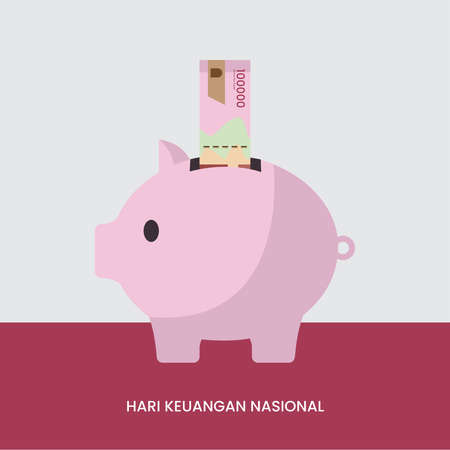 World Indonesian National Money Dayのイラスト素材