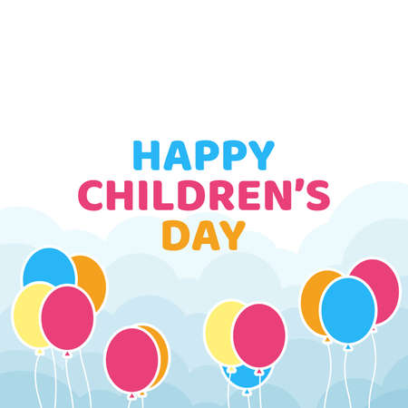 Vector Illustration for Children's Dayのイラスト素材