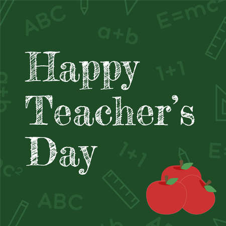 Vector Illustration for Teacher's Dayのイラスト素材