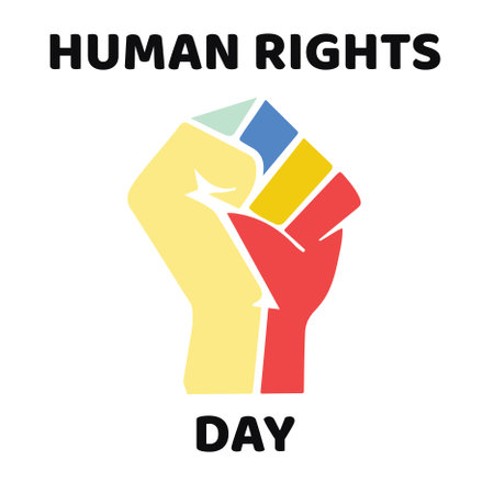 World Human Rights Day Vector Illustrationのイラスト素材