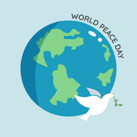 International World Peace Day Septemberのイラスト素材
