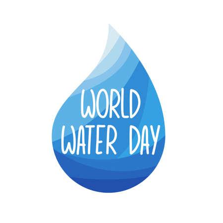 Vector Illustration for World Water Dayのイラスト素材