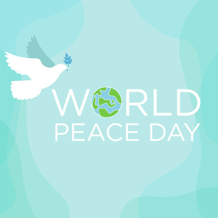 Vector Illustration for World Peace Dayのイラスト素材