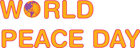 World Peace Day Vector Illustrationのイラスト素材