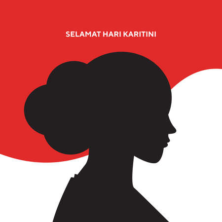 Indonesian Celebration Kartini Day Aprilのイラスト素材