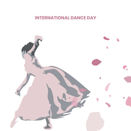 International World Dance Day Aprilのイラスト素材