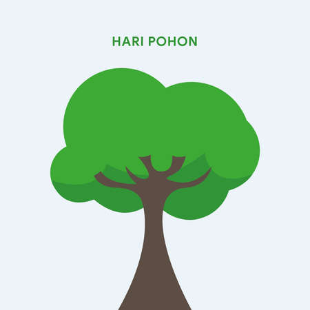 World International Tree Day Marchのイラスト素材