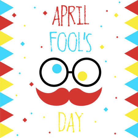 Vector Illustration for April Fool's Dayのイラスト素材