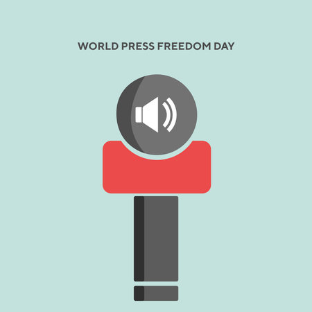 International World Press Freedom Dayのイラスト素材