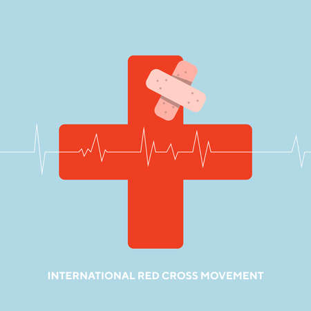 World International Red Cross Movementのイラスト素材