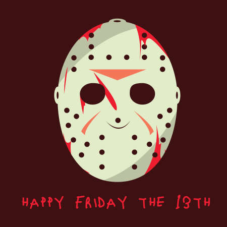 Friday the 13th Vector Illustrationのイラスト素材