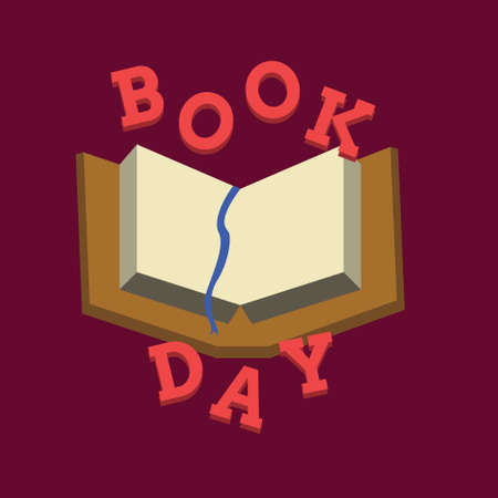 International Book Day Vector Illustrationのイラスト素材