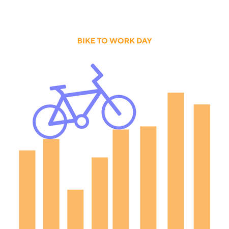 International World Bike to Work Dayのイラスト素材
