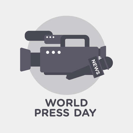 Vector Illustration for World Press Dayのイラスト素材