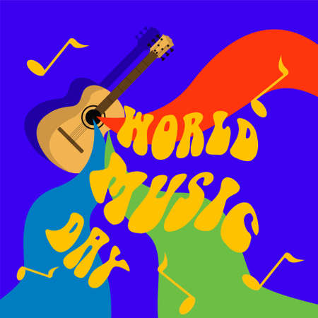 World Music Day Vector Illustrationのイラスト素材