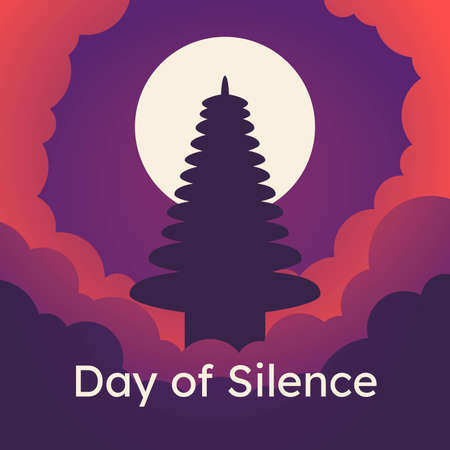 Vector Illustration for Day of Silenceのイラスト素材
