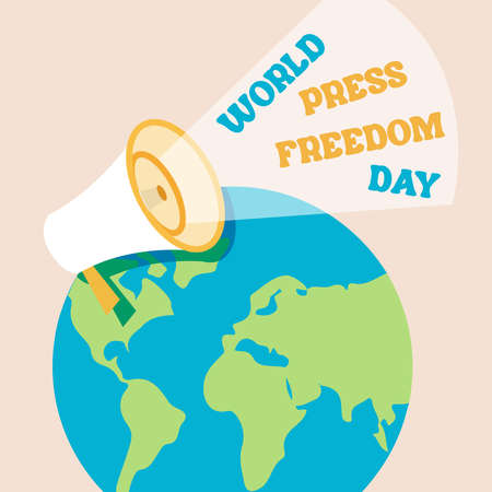 International World Press Freedom Dayのイラスト素材