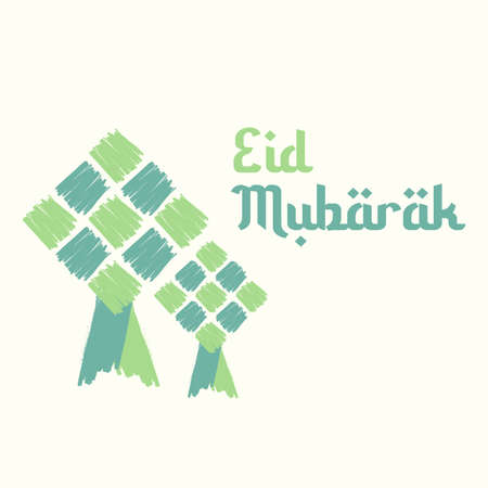 Vector Illustration for Eid Mubarakのイラスト素材