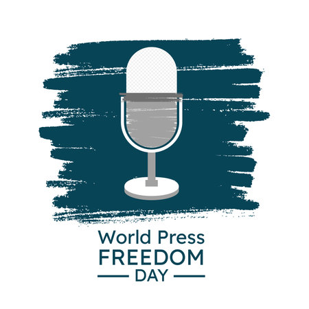 Vector Illustration for World Press Freedom Dayのイラスト素材