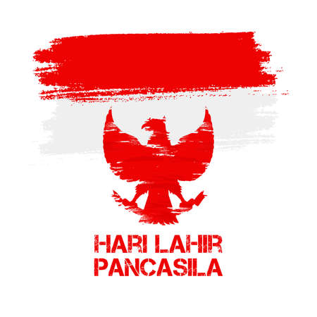 Vector Illustration for Pancasila Anniversary Dayのイラスト素材