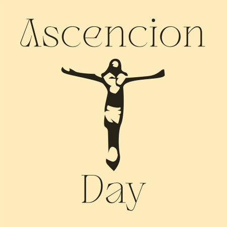 World Ascencion Day Vector Illustrationのイラスト素材