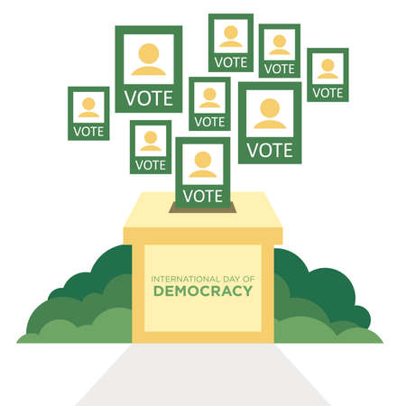 Vector Illustration for International day of Democracyのイラスト素材