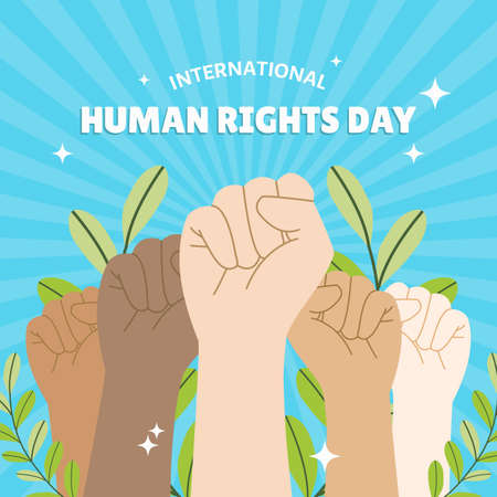 Vector Illustration for Human Rights Dayのイラスト素材