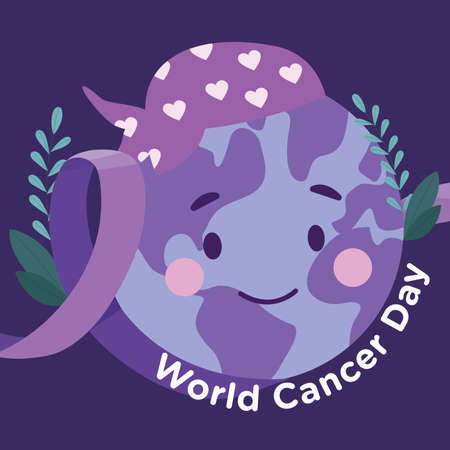 Illustration for world cancer dayのイラスト素材