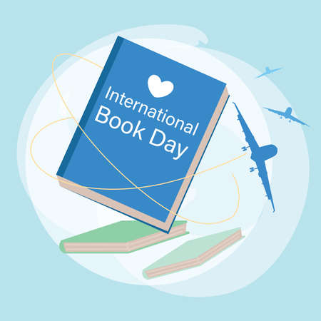 International Book Day Vector Illustration (Ilustrasi Vektor Hari Buku Internasional)