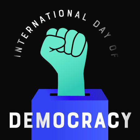 International Day of Democracy Vector Illustrationのイラスト素材